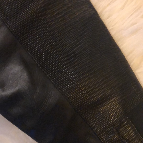 ❤️🔥*last chance* One of a Kind🔥BCBG Runway Leather Thigh Boot NWOT - Picture 4 of 13